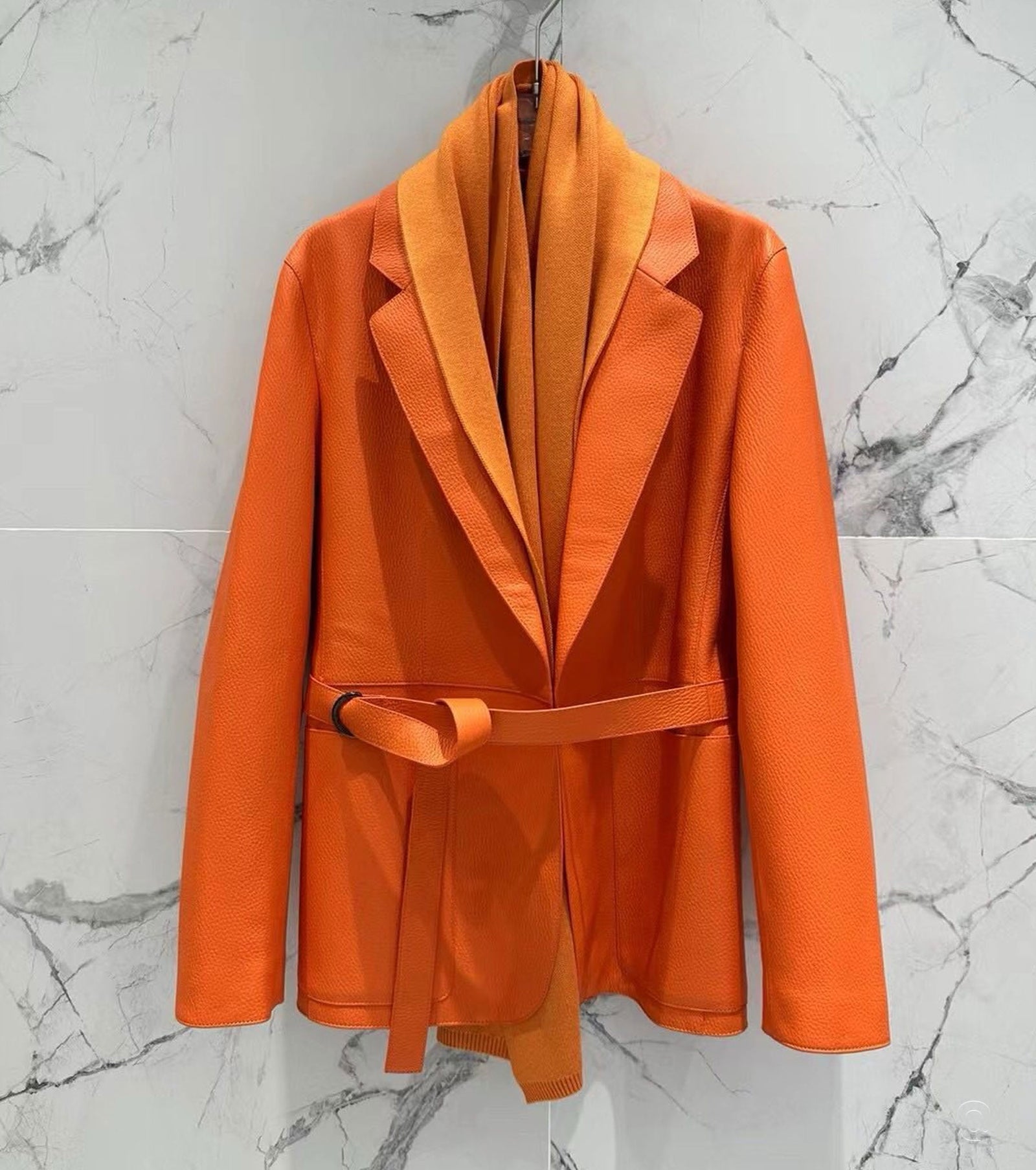 Women Leather Blazer