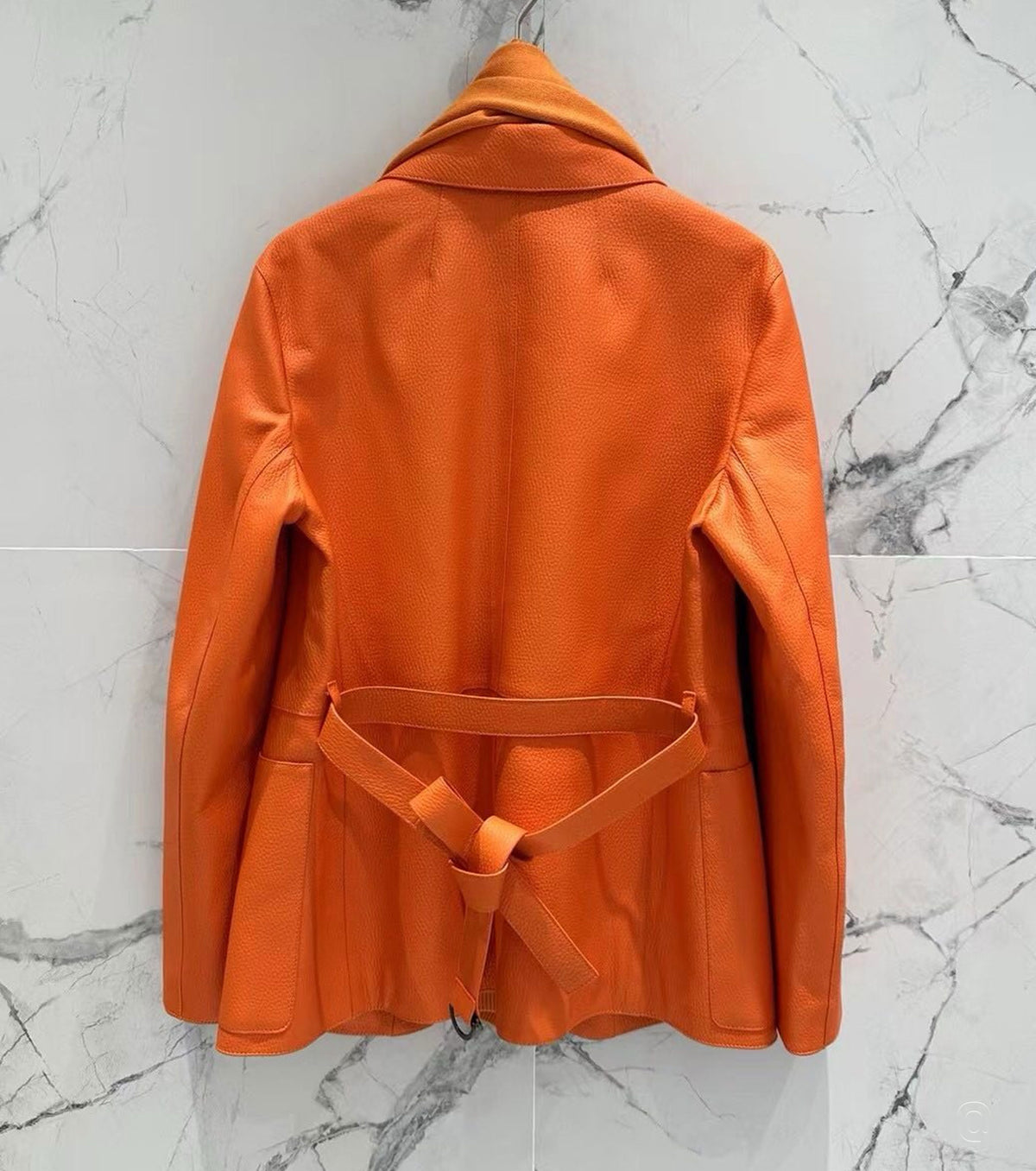 Women Leather Blazer