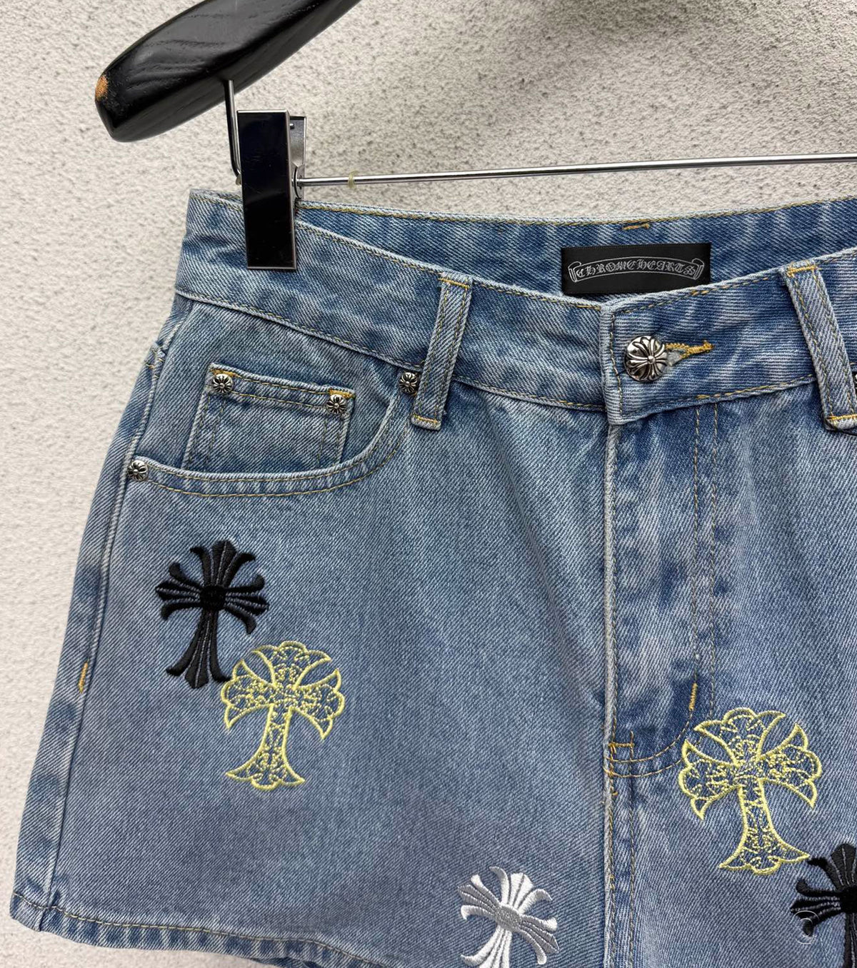 Denim shorts