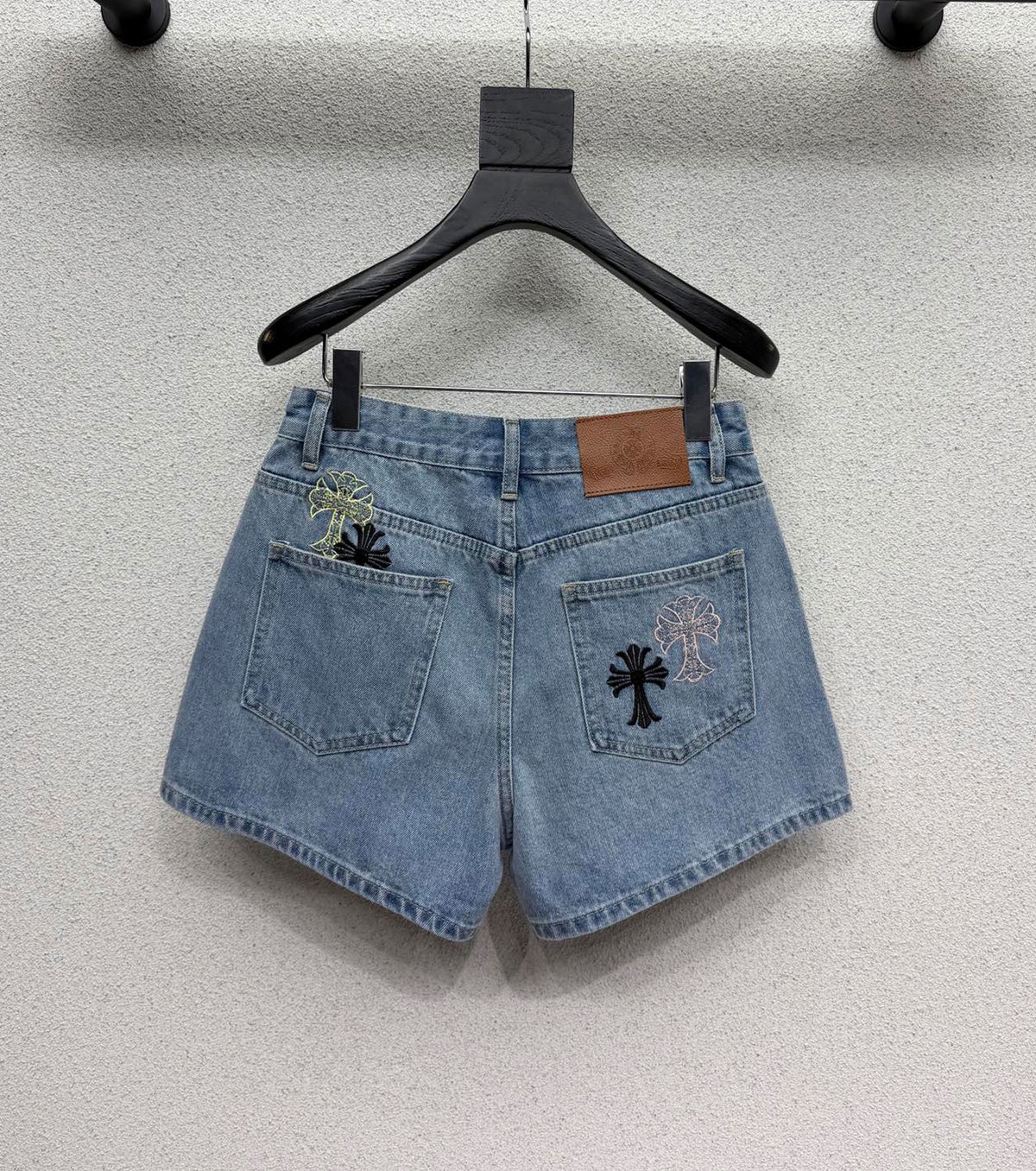 Denim shorts