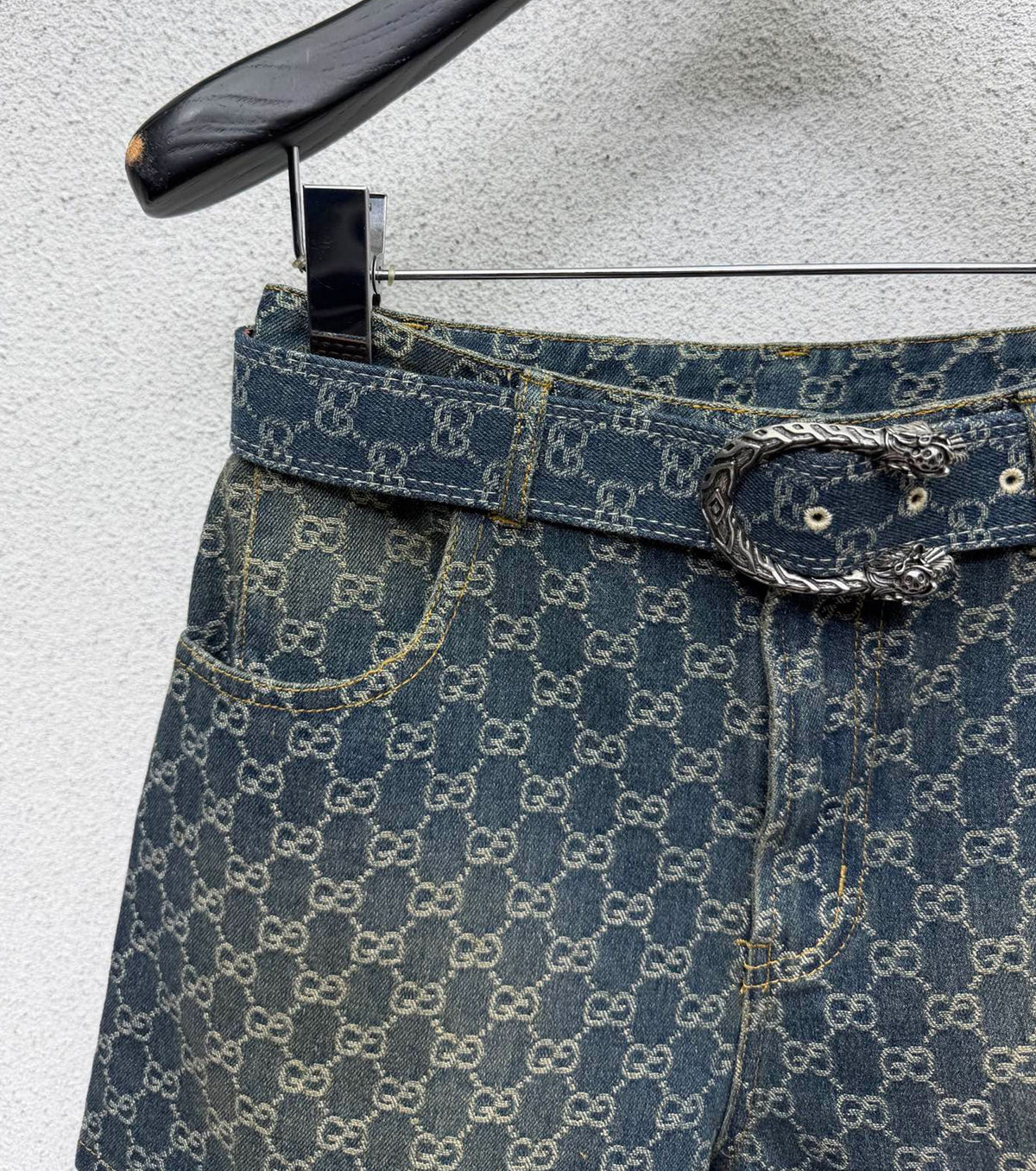 Denim shorts