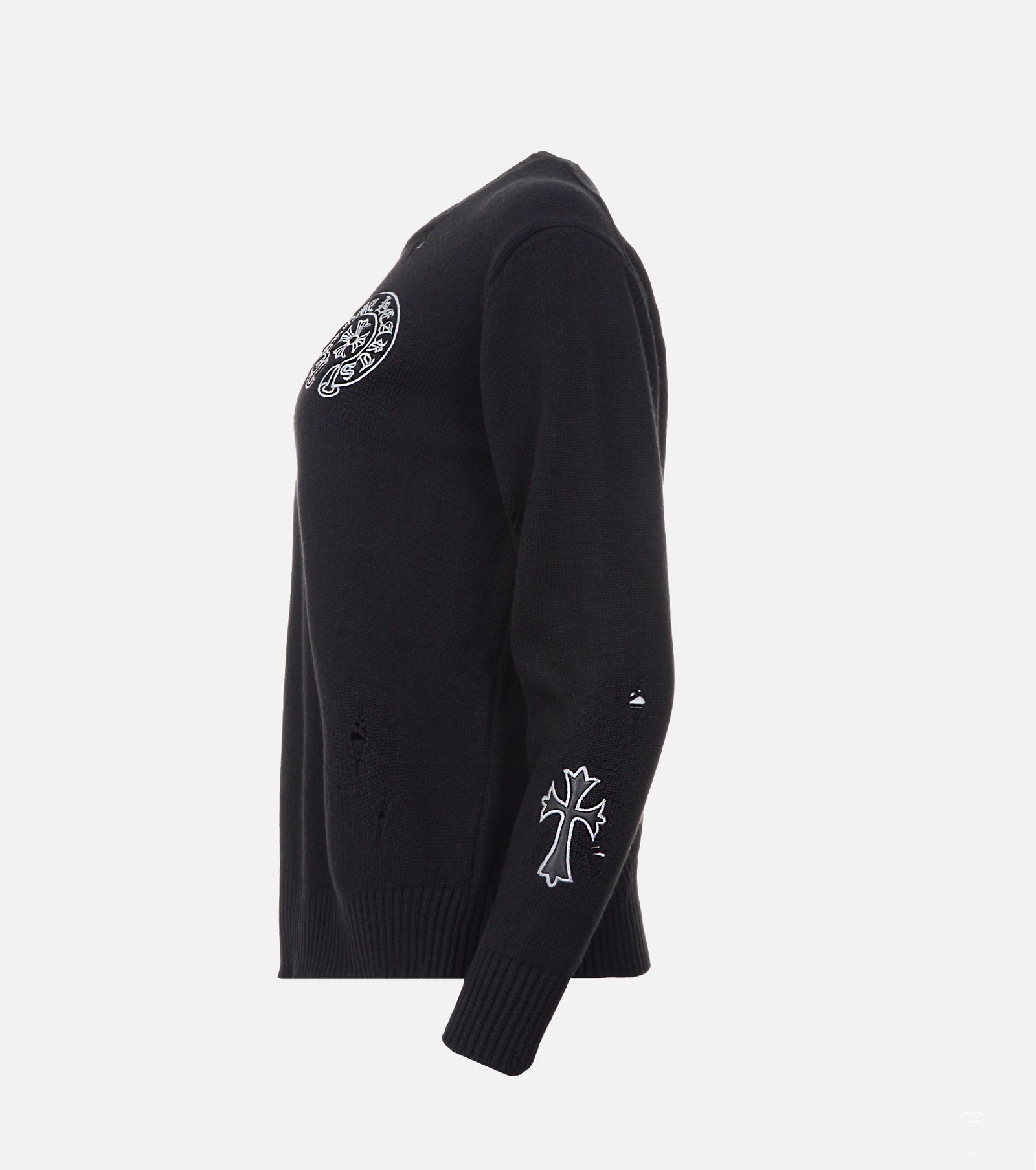 Дамски плетен пуловер