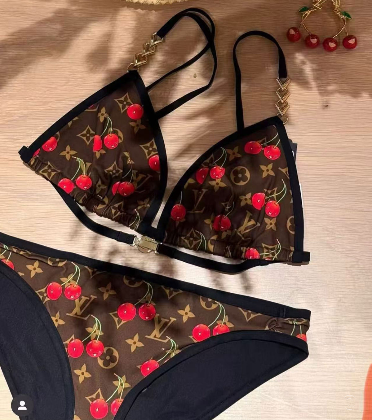 Two-piece Cherry Bikini