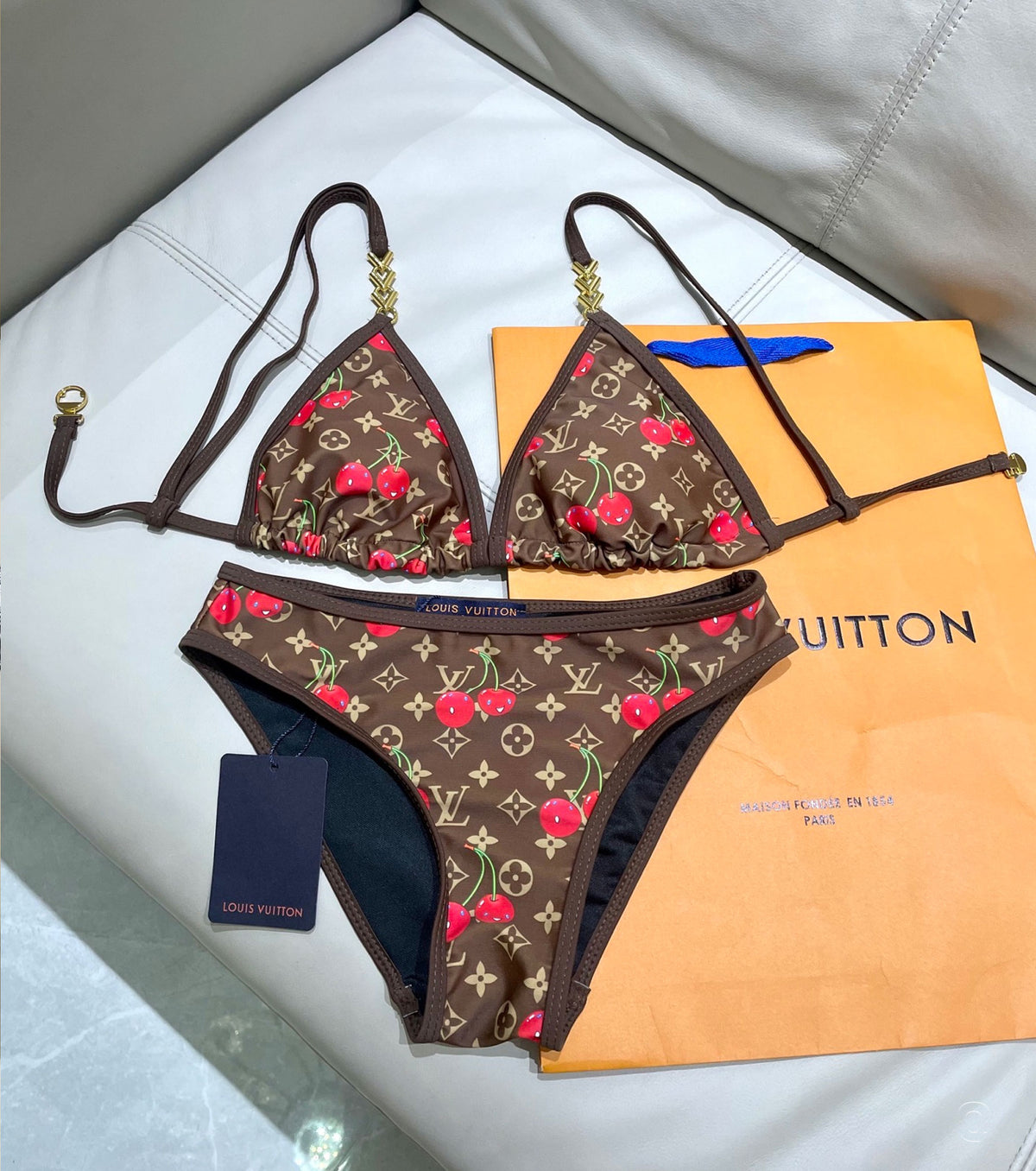 Two-piece Cherry Bikini