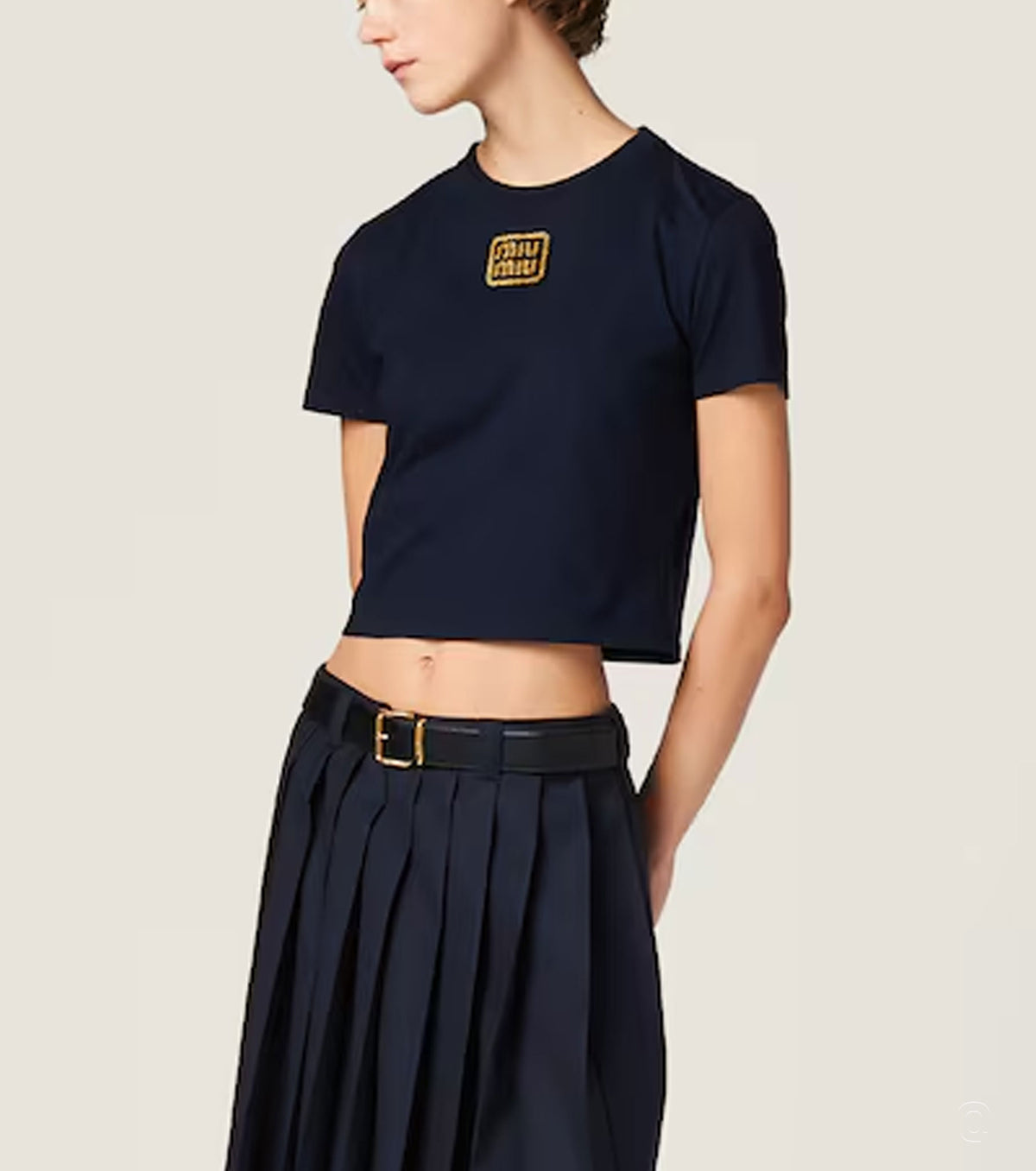 Cropped T-Shirt MIU5003