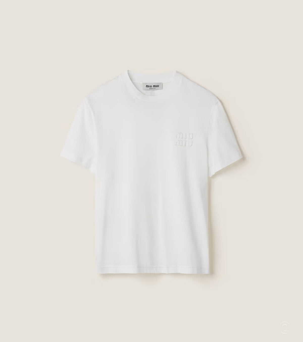 Бродирана тениска от трико MIU5014