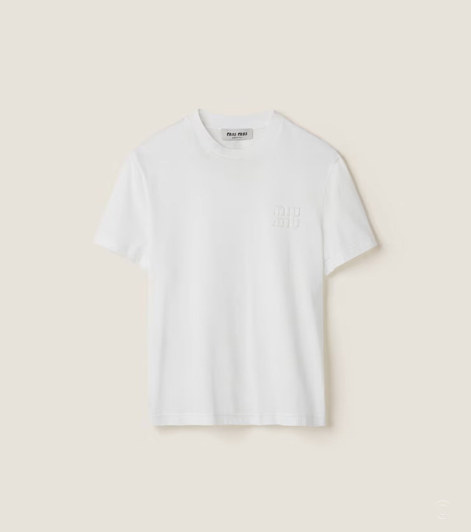 Бродирана тениска от трико MIU5014