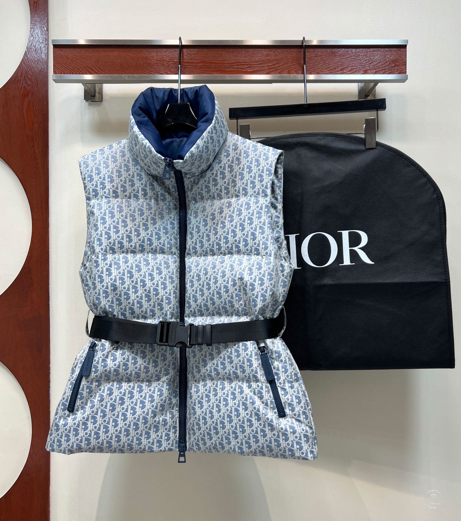 Alps Belted Puffer Vest