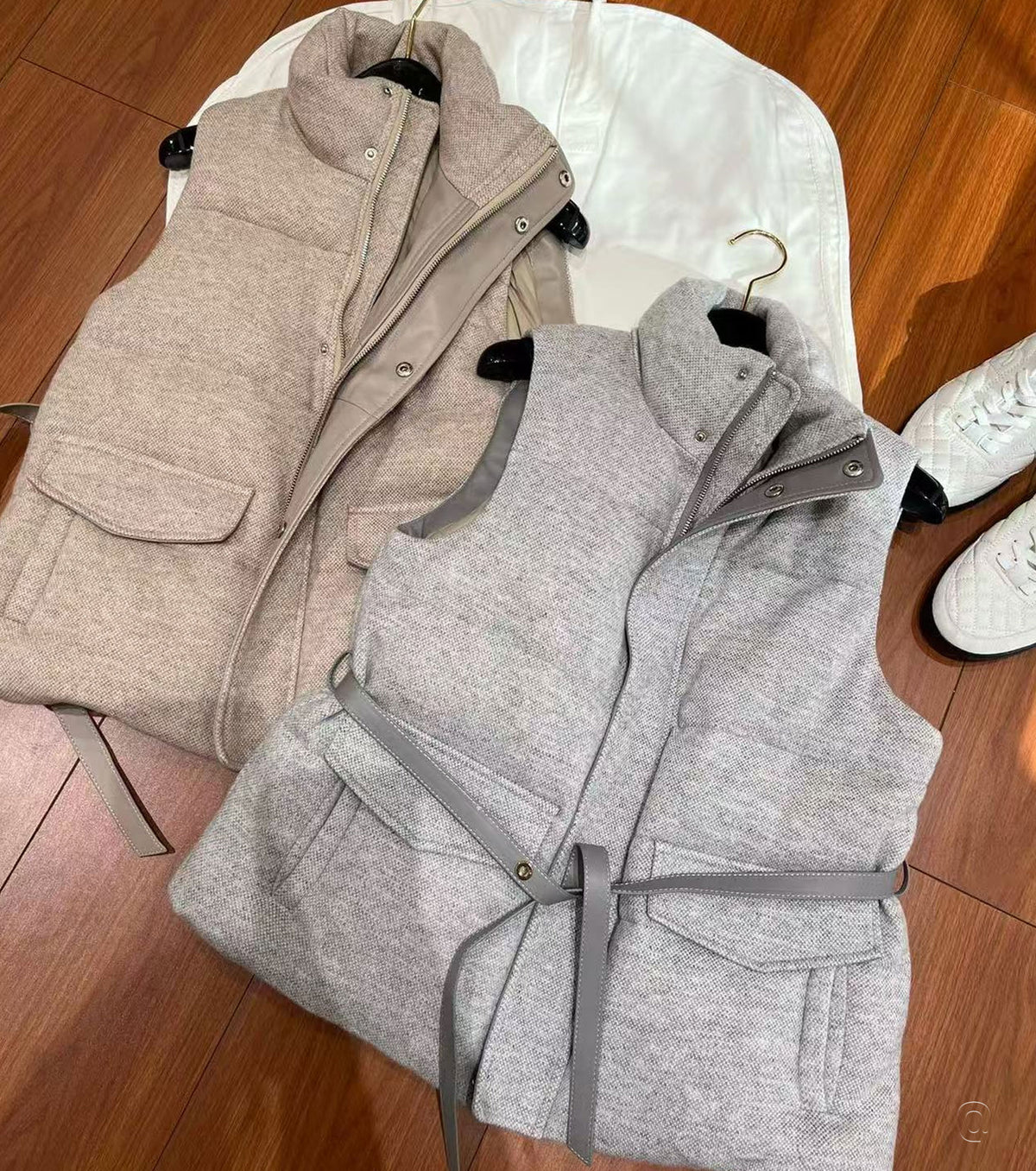 Дамски елек от гъши пух