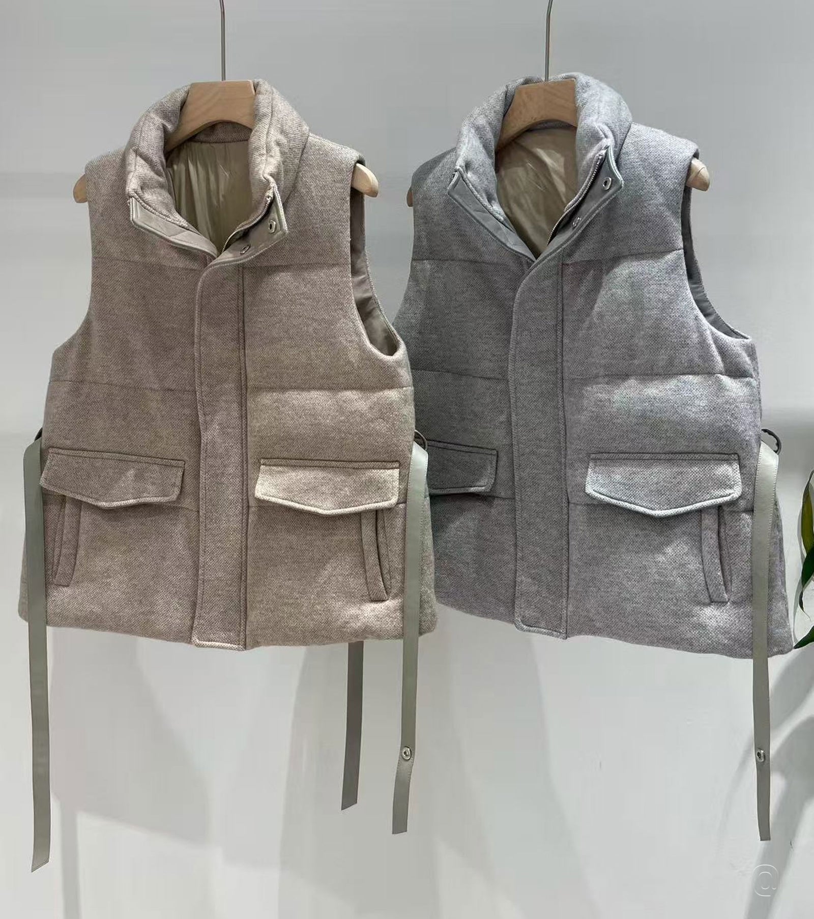 Дамски елек от гъши пух