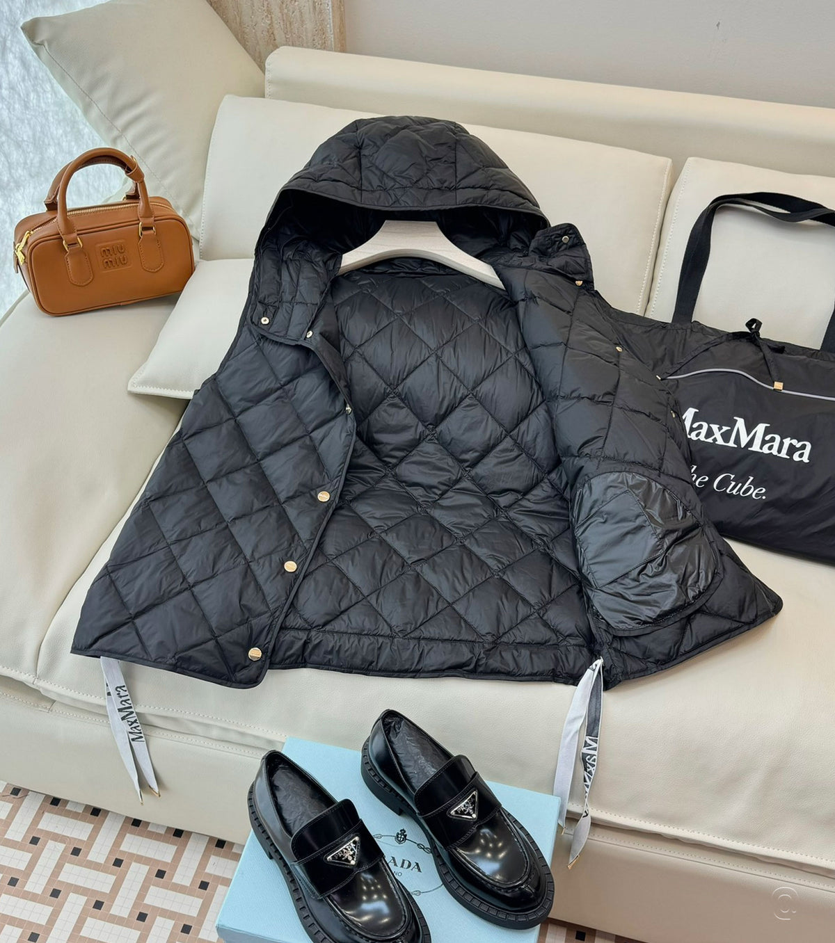 Дамски елек от гъши пух