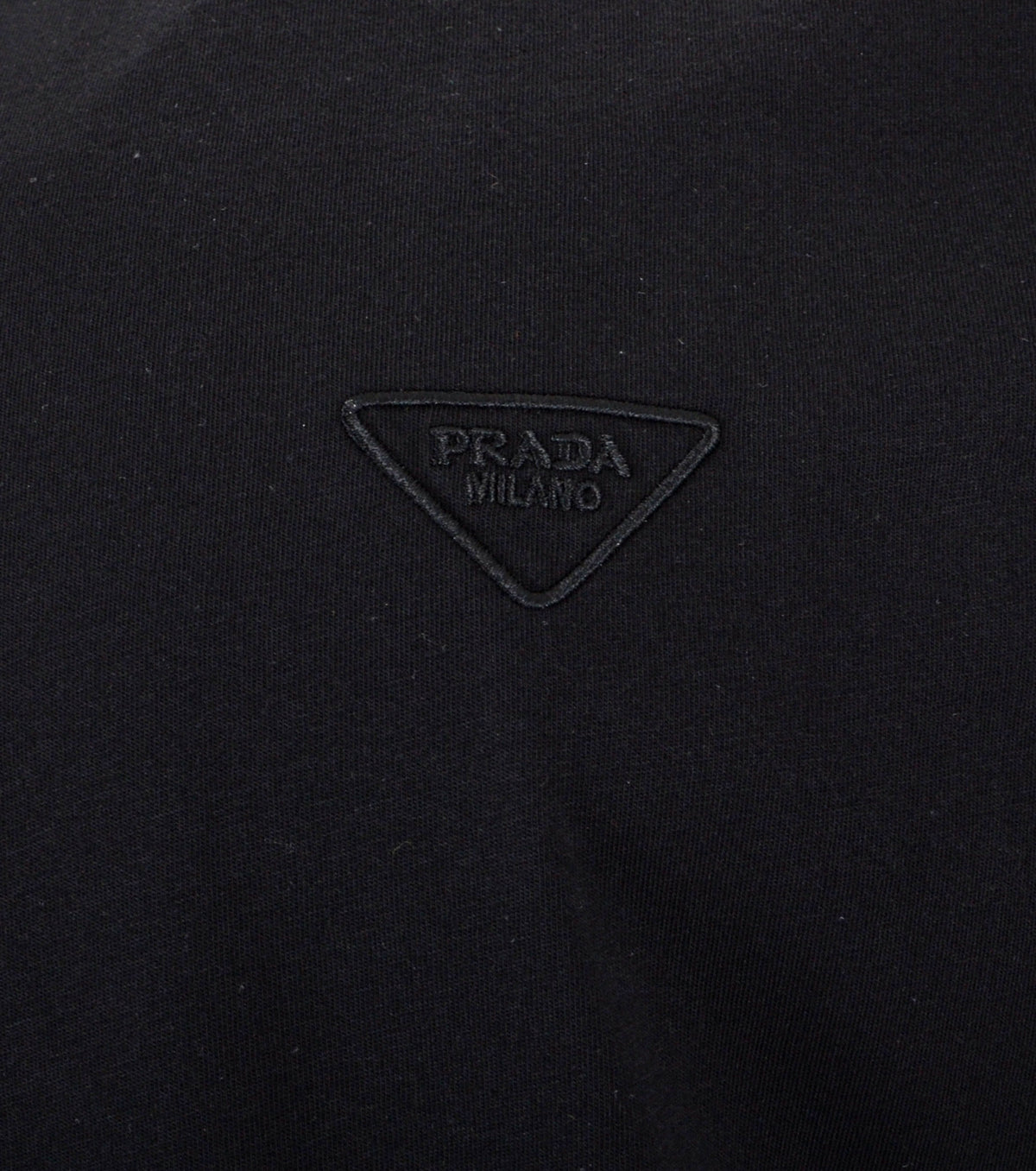 Embroidered Triangle Logo T-Shirt